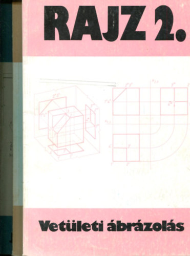 Nincs feltntetve - 4 db mszaki rajz tanknyv (Jelkpes brzols - Vetleti brzols - Metszeti brzols - Skmrtan)