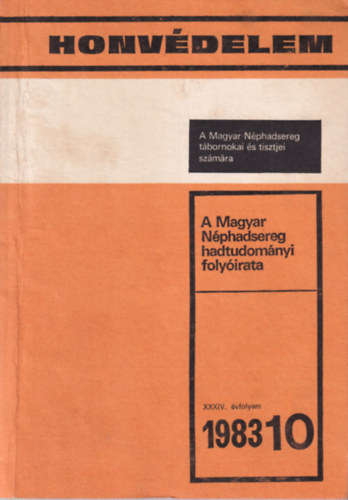 Udovecz Gy�rgy - Honv�delem 1983. 10. sz�m