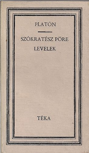 Plat�n - Sz�krat�sz p�re-Levelek (t�ka)