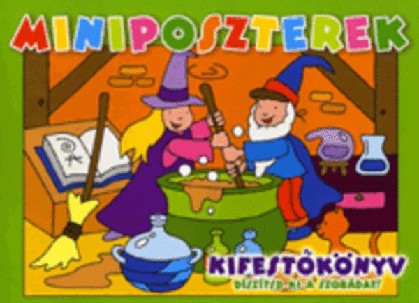 Miniposzterek - Kifestknyv (zld) - Dsztsd ki a szobdat!