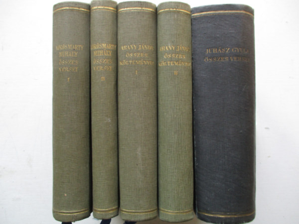 Vörösmarty Mihály, Arany János Juhász Gyula - Vörösmarty Mihály összes versei I-II + Arany János összes költeményeiI-II. + Juhász Gyula összes versei