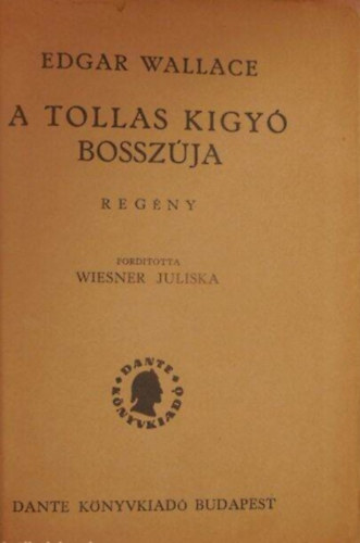 Edgar Wallace - A Tollas Kgy bosszja