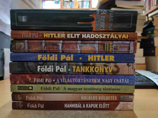 F�ldi P�l - 9 db F�ldi P�l t�rt�nelmi k�nyv, c�mek a term�kle�r�sban!