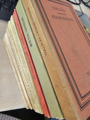 Abbé de Saint-Pierre, Spinoza, Moholy-Nagy László Galilei - 8 db-os KÖNYVMENTŐ AJÁNLAT, történelem: Párbeszédek+ Bolyai-levelek+ Avvakum Pópa önéletírása+ Az örökbéke-tervezet rövid foglalata+ Politikai tanulmányok, levelek+ A festéktől a fényig+ Középkori anekdoták+ Dino Compagni krón