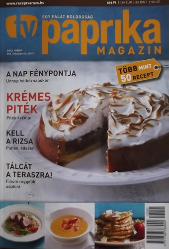 Zsigmond Gbor  (szerk.) - TV Paprika magazin - 2013. mjus - VIII. vfolyam 5. szm