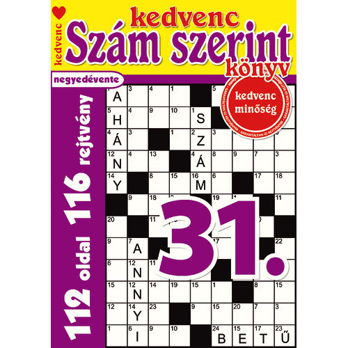 Kedvenc Szám Szerint Könyv 31.