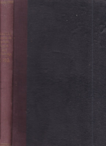 Balla Pl  (szerk) - A Magyar Mrnk- s ptsz-Egylet heti rtestje 1910-es vfolyam 1-42. szmok (Teljes vfolyam, egybektve)