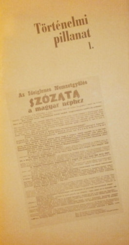 Dr. Mojzesn Szkely Katalin  (szerk.) - Trtnelmi pillanat I-III.