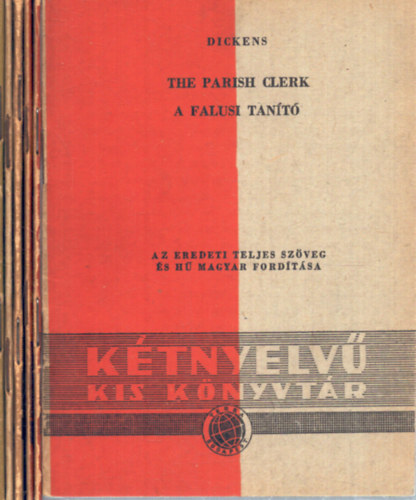 Ludwig B�rne, Charles Dickens, Ring Lardner, James Thurber, Br�der Grimm, H. G. Wells - 6 db a K�tnyelv� Kis K�nyvt�r sorozatb�l