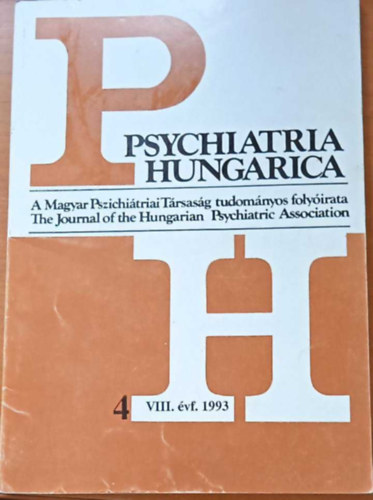 Psychiatria Hungarica 1993/4.