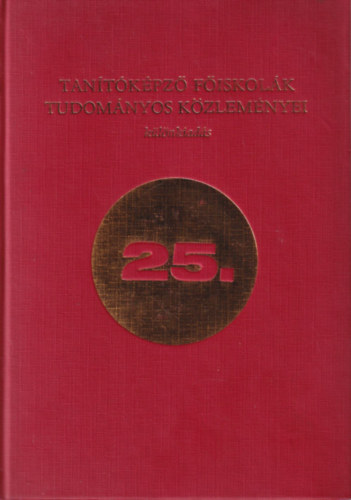 Dr. Szekerczs Pl - Tantkpz Fiskolk Tudomnyos Kzlemnyei - klnkiads 25.