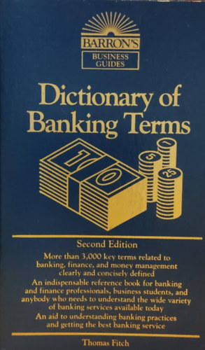 Thomas Fitch - Barron's Business Guides: Dictionary of Banking Terms - Second Edition