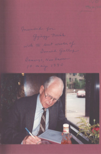 Donald C. Gallup - Pigeons on the Granite - Memories of a Yale Librarian (dedik�lt)