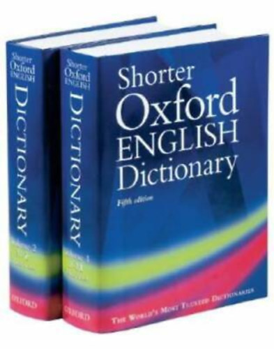 W.-Onions, C.T. Little - Shorter Oxford english dictionary I-II.