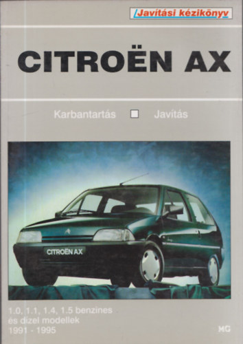 Jav�t�si k�zik�nyv: Citroen Ax 1991-1995