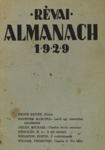 Rvai almanach 1929