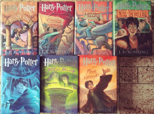 J. K. Rowling - Harry Potter s a Hall ereklyi 1.-7. ( 7 ktet  )