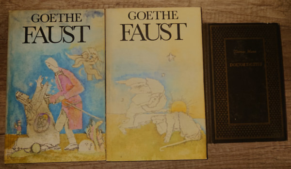 Thomas Mann Goethe - Faust csomag - 3 k�tet/ a n�met irodalom k�t fontos m�ve: Faust I-II., Doktor Faustus