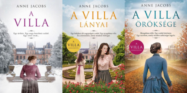 Anne Jacobs - Villa trilgia: A villa + A villa lnyai + A villa rksge