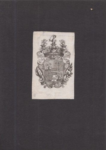 Ex Libris - Grassalkovich cmer (eredeti nyomat)
