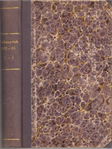 A Szent Istvn Trsulat vknyve 1882-1885