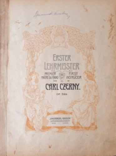 Carl Czerny - Erster Lehrmeister - Op. 599.