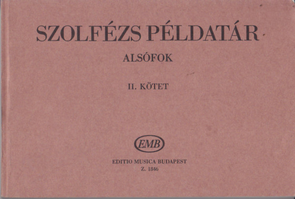 J. Irsai Vera  (szerk.) - Szolf�zs p�ldat�r - Als�fok II. k�tet