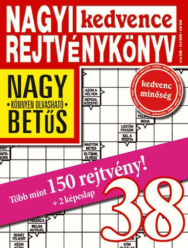 Nagyi Kedvence Rejtvénykönyv 38.