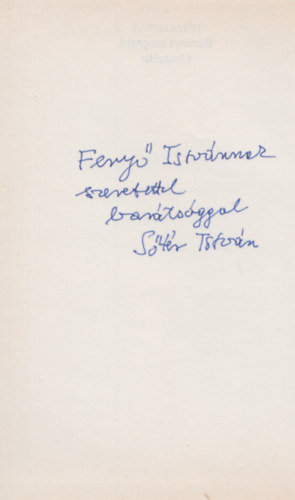 S�t�r Istv�n - B�r�nyt szoptat� oroszl�n (Dedik�lt)