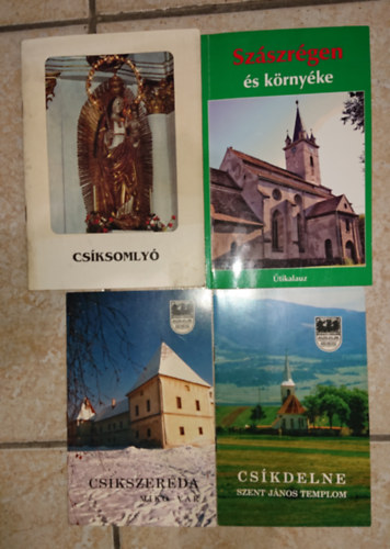4 db Erd�llyen foglalkoz� kiadv�ny: Cs�ksomly�,Cs�kszereda, Cs�kdelne, Sz�szr�gen �s k�rny�ke