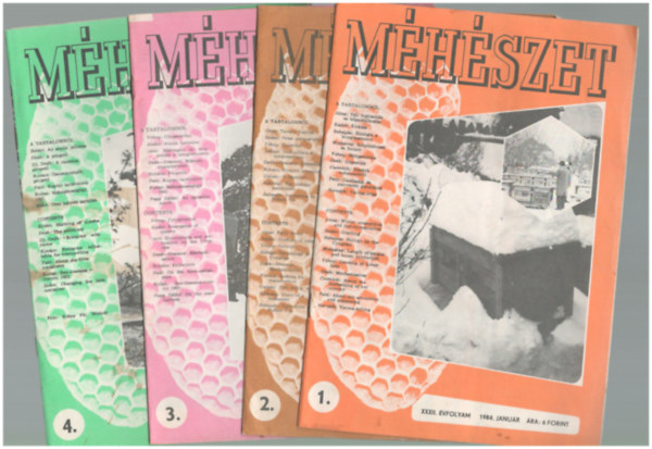 Méhészet folyóirat 32. évfolyam ( teljes 1984. )