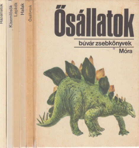 5 db. Bvr zsebknyvek (sllatok + Halak + Lepkk + Kisemlsk + Hzillatok)