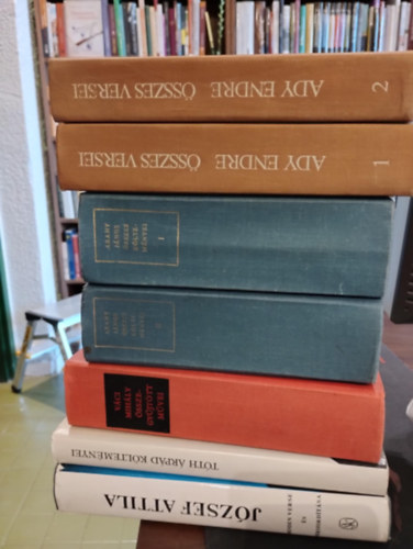 Jzsef Attila - Tth rpd, Vci Mihly, Arany Jnos, Ady Endre Stoll Bla  (szveggondozs) - Klasszikus vers knyvcsomag 5 darabos KNYVMENT AJNLAT: Jzsef Attila minden verse s versfordtsa,Tth rpd kltemnyei , Vci Mihly sszegyjttt mvei, Arany Jnos sszes kltemnyei I-II., Ady Endre sszes versei