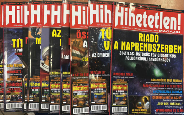 Hihetetlen! magazin XXV. �vfolyam 2-11. sz�m 2025.