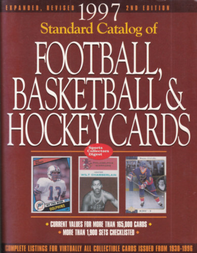 Standard Catalog of Football, Basketball & Hockey Cards 1997