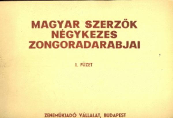 Var. - Magyar szerz�k n�gykezes zongoradarabjai