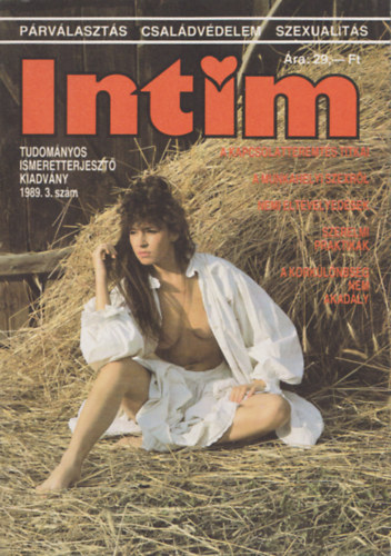 Intim- Tudomnyos Ismeretterjeszt Kiadvny 3. szm, 1989.
