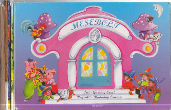 G�bor Emese, J�zsef Attila Gazdag Erzsi - 3 db. leporell� mesek�nyv (Mesebolt + Hogyan sz�lettek a b�r�nyfelh�k? + Altat�)