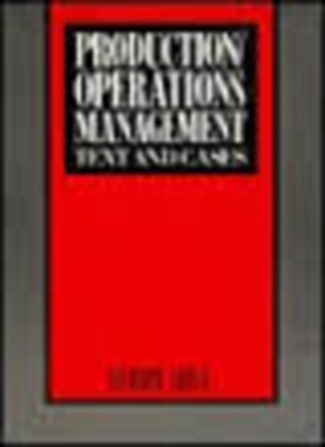 Terry Hill - Production/Operations Management Text and Cases