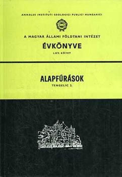 Balogh Kálmán - A Magyar Állami Földtani Intézet évkönyve LXV. kötet