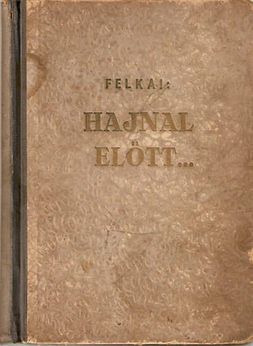 Felkai Ferenc - Hajnal előtt