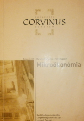 Petr� Katalin-Daruka Magdolna - Mikro�kon�mia
