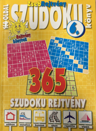 Szudoku könyv 6. - 365 Szudoku rejtvény