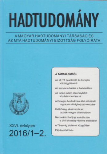 Hadtudomny 2016/1-2.
