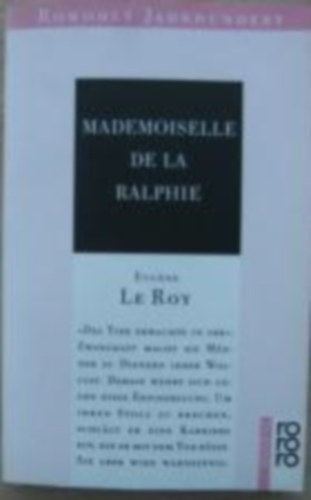 Eugene  Le Roy - Mademoiselle de La Ralphie