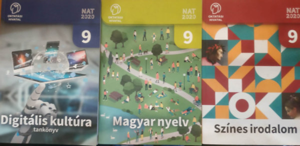 S�ndor Csilla (szerk.), Brass�i S�ndor - 3 db Oktat�si hivatali NAT2020 9. oszt�ly: Digit�lis kult�ra (tank�nyv) + Magyar nyelv + Sz�nes irodalom