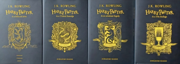 J. K. Rowling - Harry Potter Jubileumi kiads - Hugrabug 1-4.: Harry Potter s a blcsek kve  + Harry Potter s a titkok kamrja + Harry Potter s az azkabani fogoly  + Harry Potter s a Tz Serlege