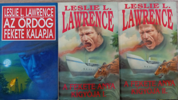 Lőrincz L. László (Leslie L. Lawrence) - Lőrincz L. László: A fekete kalap teljes sorozat (3 kötetben) Az ördög fekete kalapja + A fekete anya kígyója I-II.