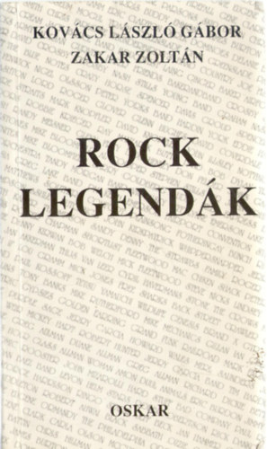 Kovcs Lszl Gbor-Zakar Zolt - Rock legendk