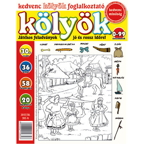 Kedvenc kölyök foglalkoztató 2017/30